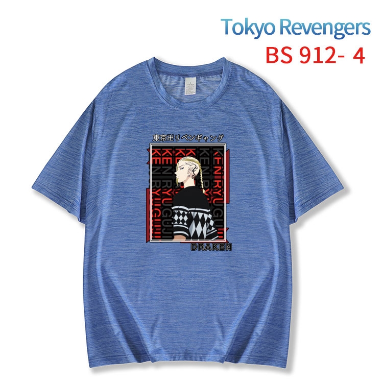 Tokyo Revengers New ice silk cotton loose and comfortable T-shirt from XS to 5XL  BS-912-4