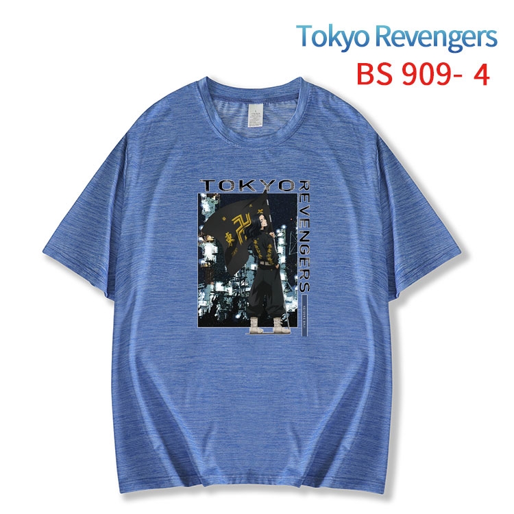 Tokyo Revengers New ice silk cotton loose and comfortable T-shirt from XS to 5XL   BS-909-4