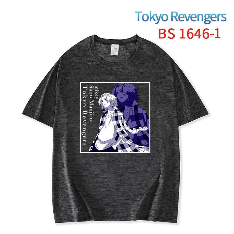 Tokyo Revengers New ice silk cotton loose and comfortable T-shirt from XS to 5XL BS-1646-1