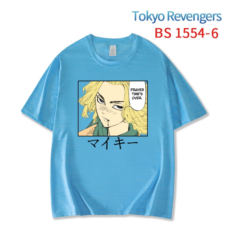 Tokyo Revengers New ice silk cotton loose and comfortable T-shirt from XS to 5XL   BS-1554-6