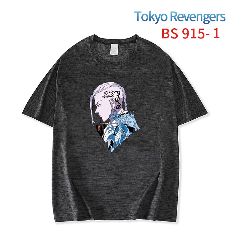 Tokyo Revengers New ice silk cotton loose and comfortable T-shirt from XS to 5XL  BS-915-1