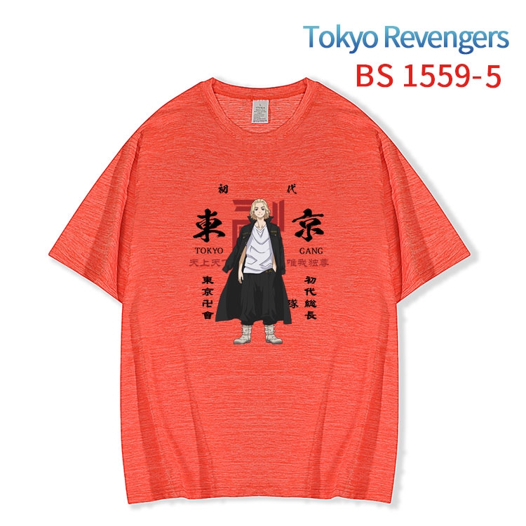 Tokyo Revengers New ice silk cotton loose and comfortable T-shirt from XS to 5XL   BS-1559-5