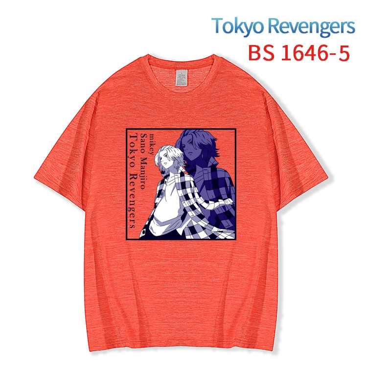 Tokyo Revengers New ice silk cotton loose and comfortable T-shirt from XS to 5XL  BS-1646-5