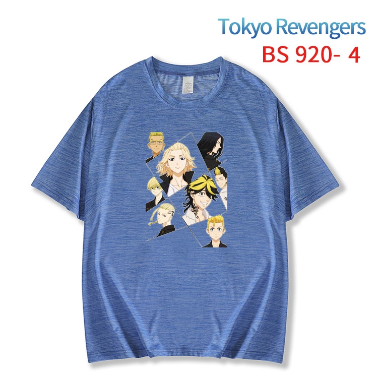 Tokyo Revengers New ice silk cotton loose and comfortable T-shirt from XS to 5XL   BS-920-4