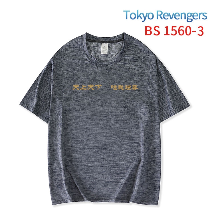 Tokyo Revengers New ice silk cotton loose and comfortable T-shirt from XS to 5XL  BS-1560-3