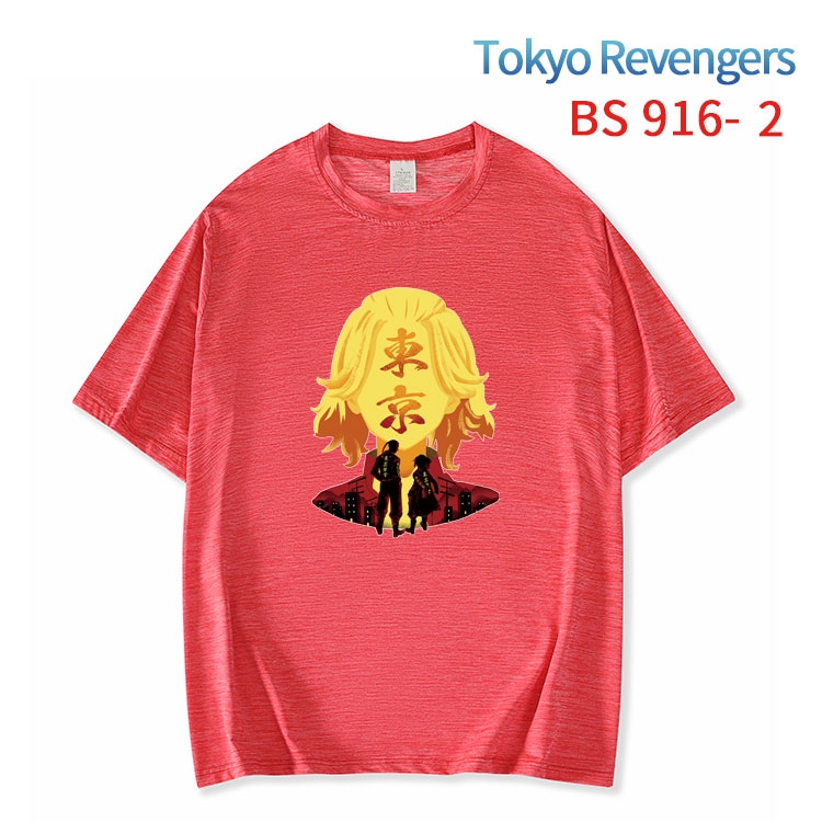 Tokyo Revengers New ice silk cotton loose and comfortable T-shirt from XS to 5XL BS-916-2