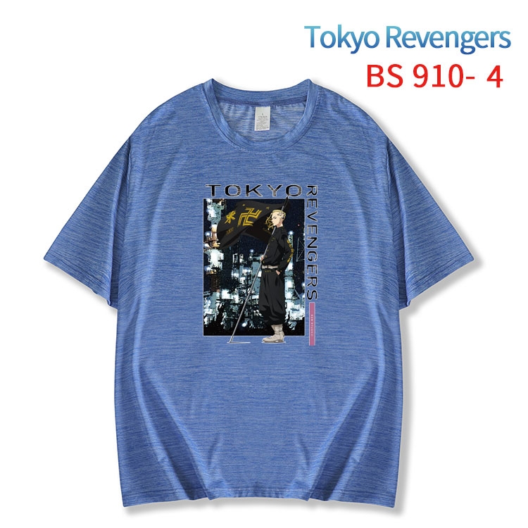 Tokyo Revengers New ice silk cotton loose and comfortable T-shirt from XS to 5XL   BS-910-4