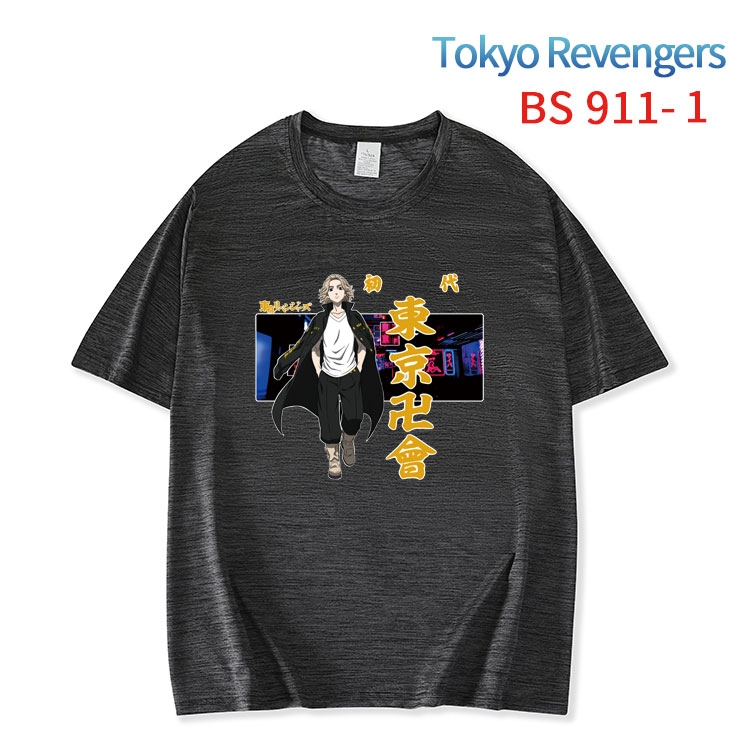 Tokyo Revengers New ice silk cotton loose and comfortable T-shirt from XS to 5XL BS-911-1