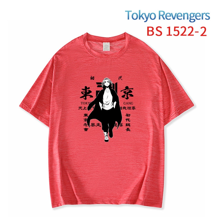 Tokyo Revengers New ice silk cotton loose and comfortable T-shirt from XS to 5XL  BS-1522-2