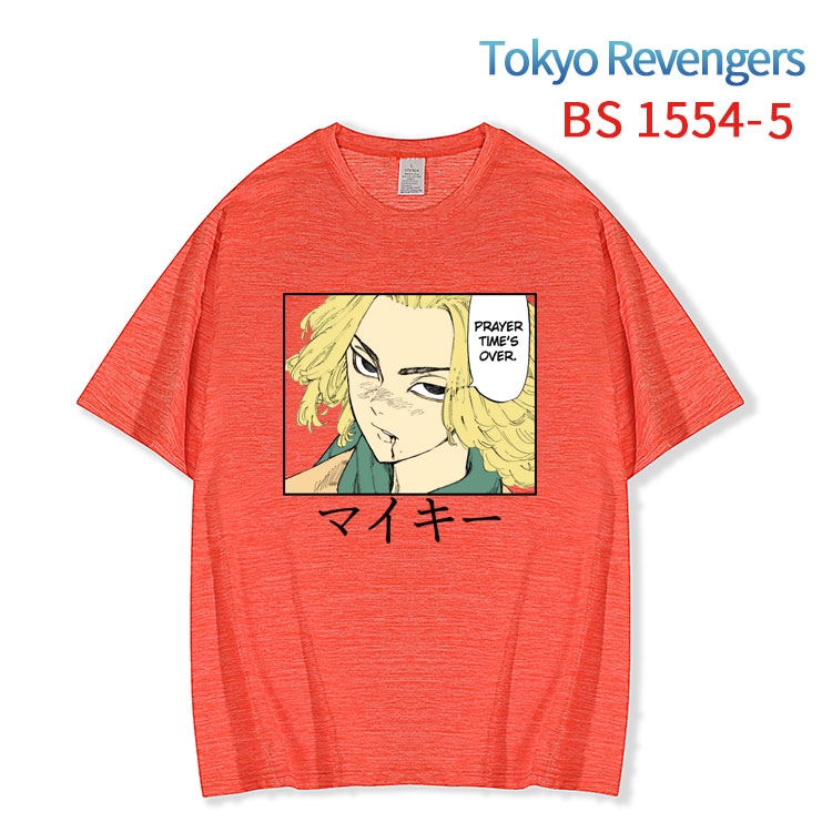 Tokyo Revengers New ice silk cotton loose and comfortable T-shirt from XS to 5XL  BS-1554-5