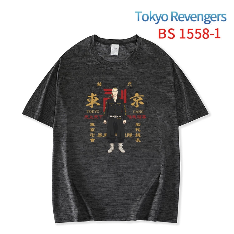 Tokyo Revengers New ice silk cotton loose and comfortable T-shirt from XS to 5XL BS-1558-1