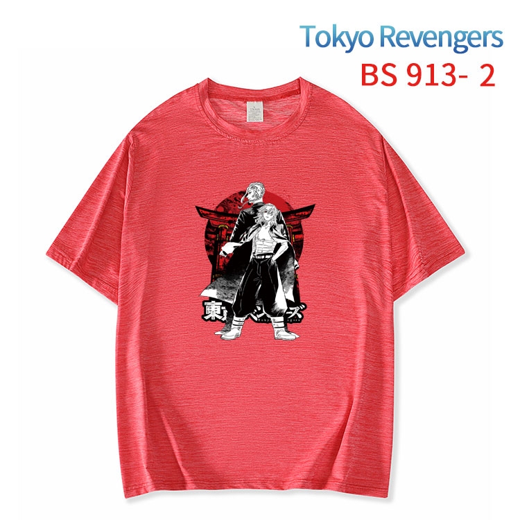 Tokyo Revengers New ice silk cotton loose and comfortable T-shirt from XS to 5XL  BS-913-2