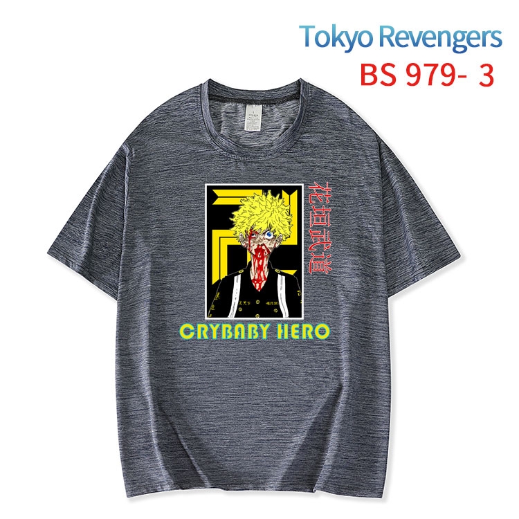 Tokyo Revengers New ice silk cotton loose and comfortable T-shirt from XS to 5XL BS-979-3