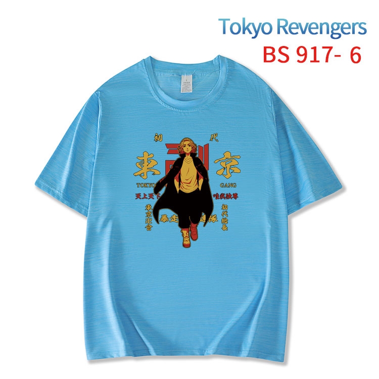 Tokyo Revengers New ice silk cotton loose and comfortable T-shirt from XS to 5XL  BS-917-6