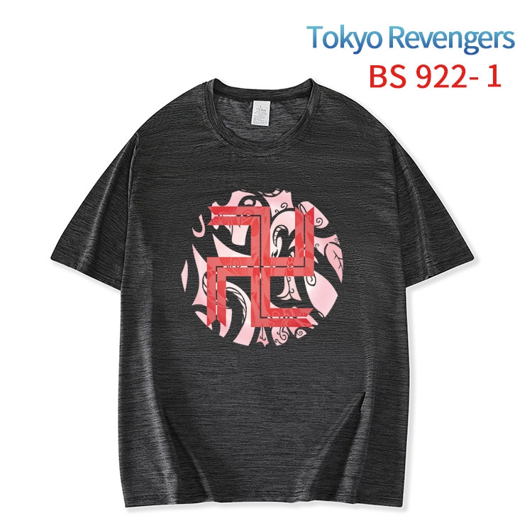 Tokyo Revengers New ice silk cotton loose and comfortable T-shirt from XS to 5XL BS-922-1