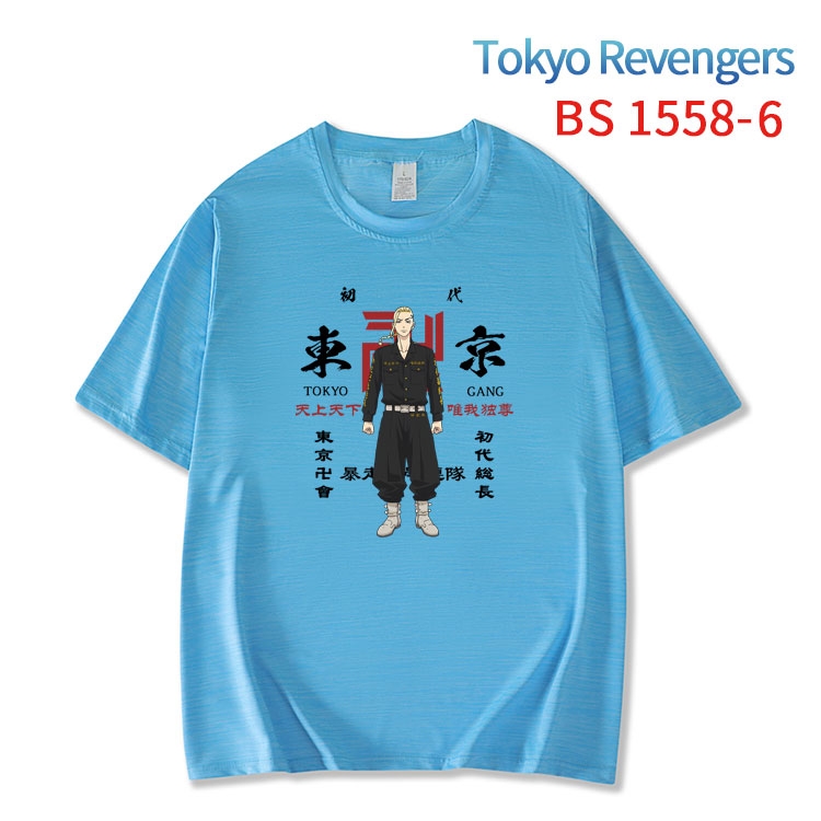 Tokyo Revengers New ice silk cotton loose and comfortable T-shirt from XS to 5XL  BS-1558-6