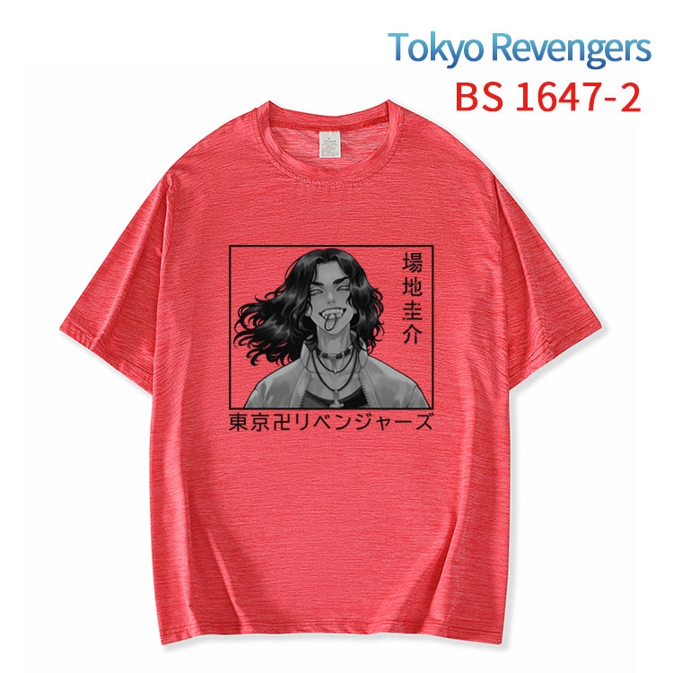 Tokyo Revengers New ice silk cotton loose and comfortable T-shirt from XS to 5XL BS-1647-2