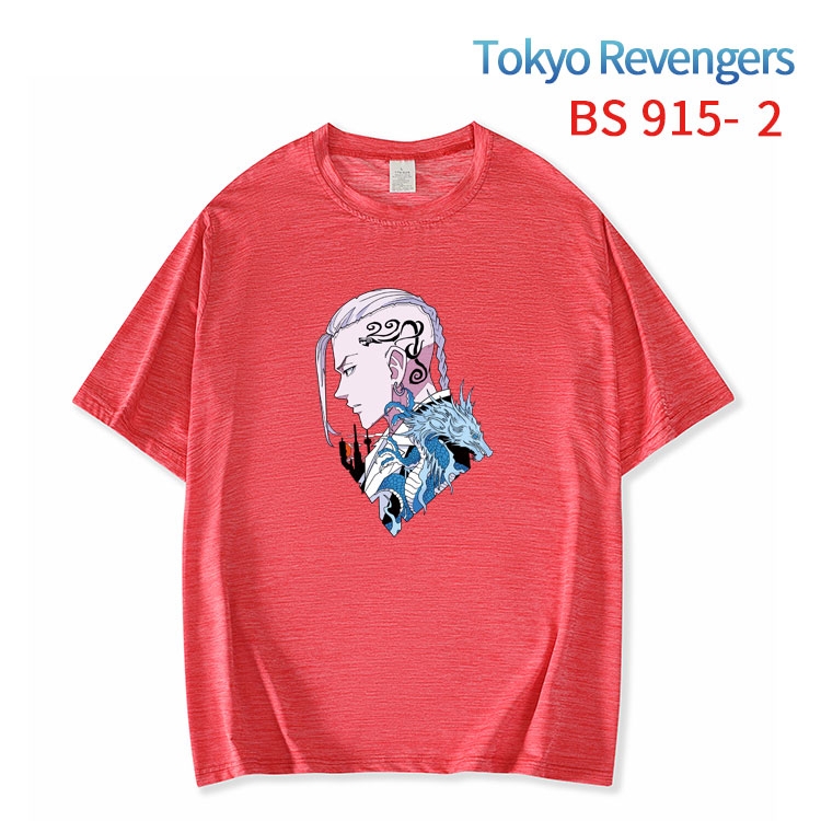 Tokyo Revengers New ice silk cotton loose and comfortable T-shirt from XS to 5XL  BS-915-2