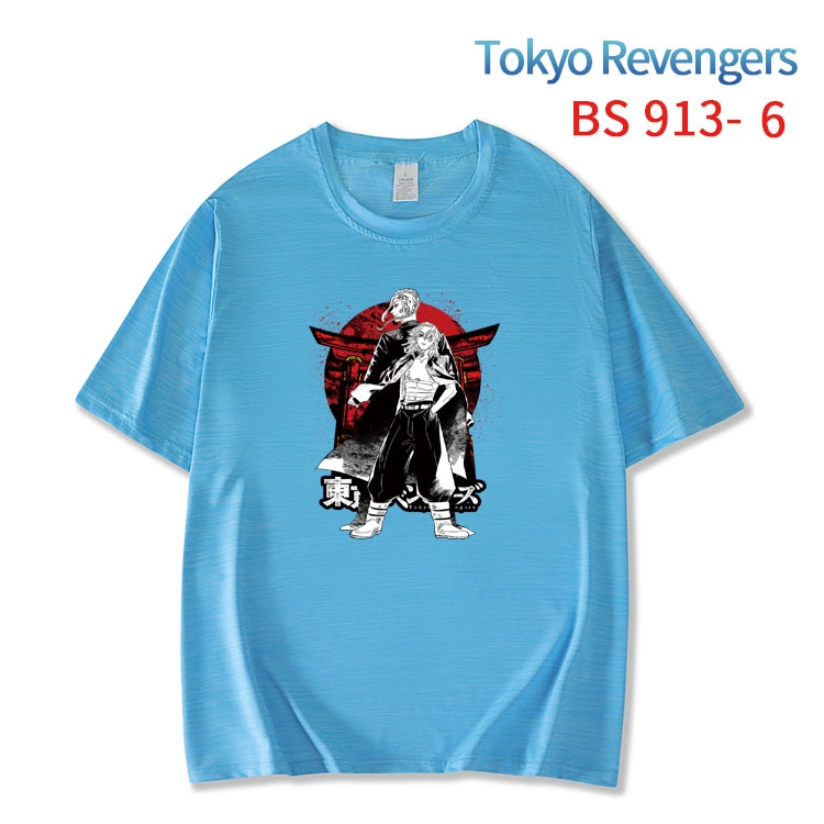 Tokyo Revengers New ice silk cotton loose and comfortable T-shirt from XS to 5XL  BS-913-6