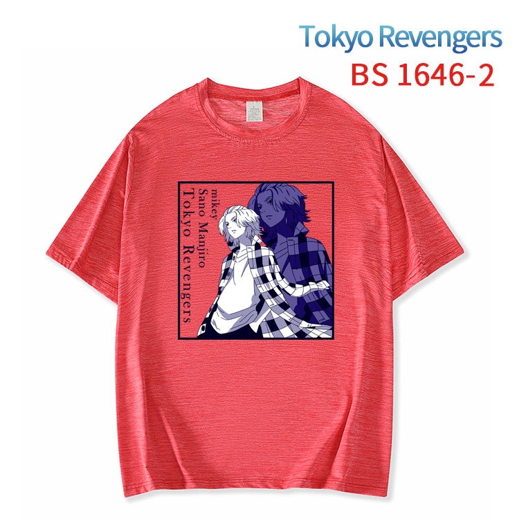 Tokyo Revengers New ice silk cotton loose and comfortable T-shirt from XS to 5XL BS-1646-2