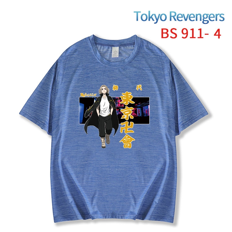 Tokyo Revengers New ice silk cotton loose and comfortable T-shirt from XS to 5XL  BS-911-4