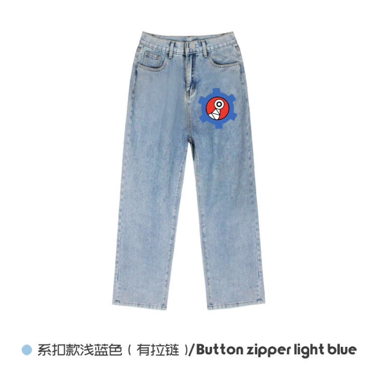 SK∞ Elasticated No-Zip Denim Trousers from M to 3XL NZCK03-1  