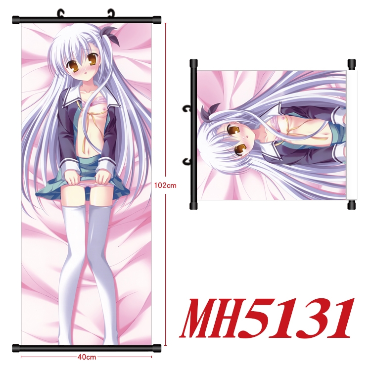 Absolute Duo Anime black Plastic rod Cloth painting Wall Scroll 40X102CM  MH5131 