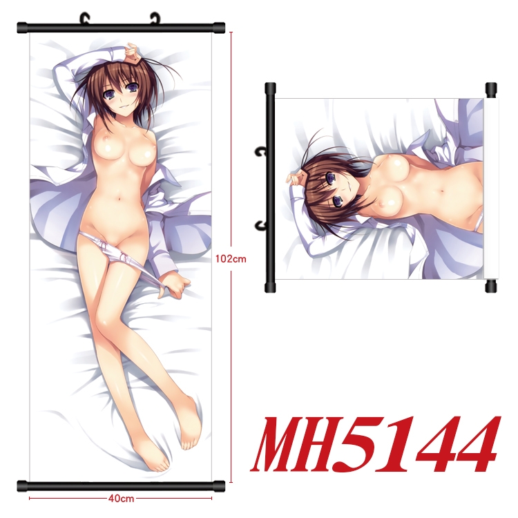 FORTUNE ARTERIAL Anime black Plastic rod Cloth painting Wall Scroll 40X102CM  MH5144