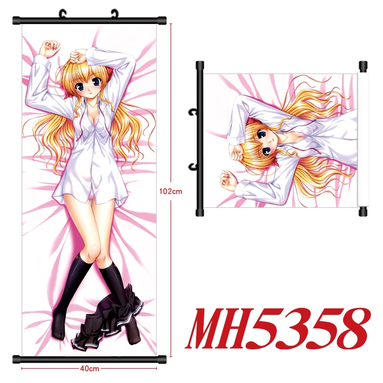 FORTUNE ARTERIAL Anime black Plastic rod Cloth painting Wall Scroll 40X102CM  MH5358