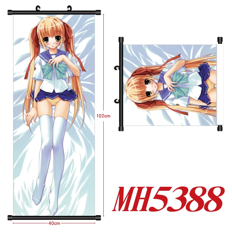 FORTUNE ARTERIAL Anime black Plastic rod Cloth painting Wall Scroll 40X102CM  MH5388