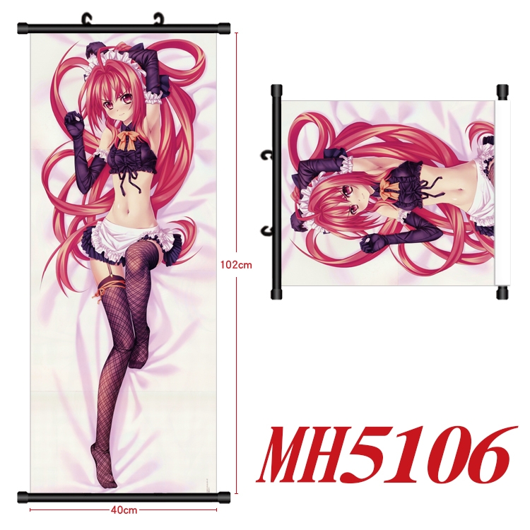 Tolove Anime black Plastic rod Cloth painting Wall Scroll 40X102CM  MH5106