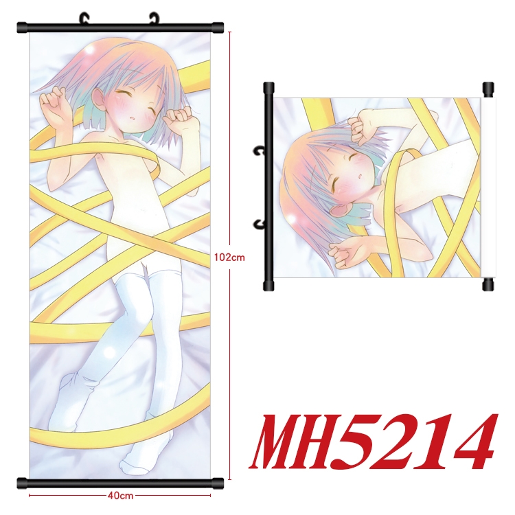 Mashiroiro Symphony Anime black Plastic rod Cloth painting Wall Scroll 40X102CM  MH5214