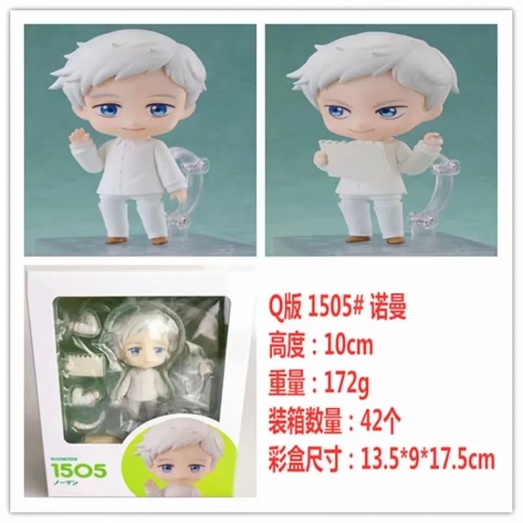 The Promised Neverla  Q version Boxed Figure Decoration Model 10cm changeable face