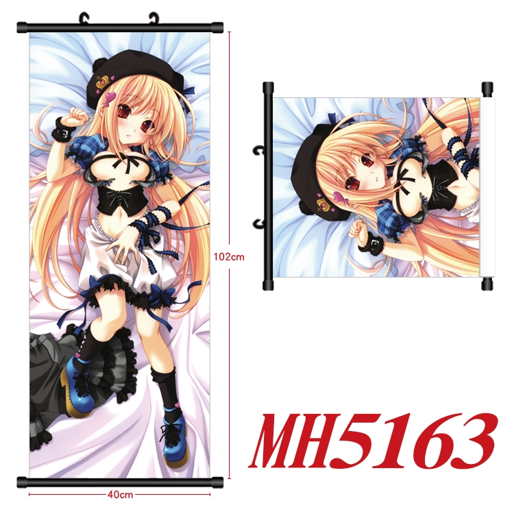 High School D×D  Anime black Plastic rod Cloth painting Wall Scroll 40X102CM  MH5163