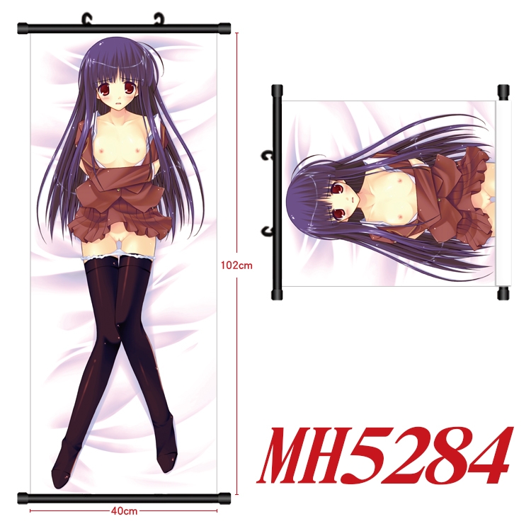 High School D×D  Anime black Plastic rod Cloth painting Wall Scroll 40X102CM MH5284