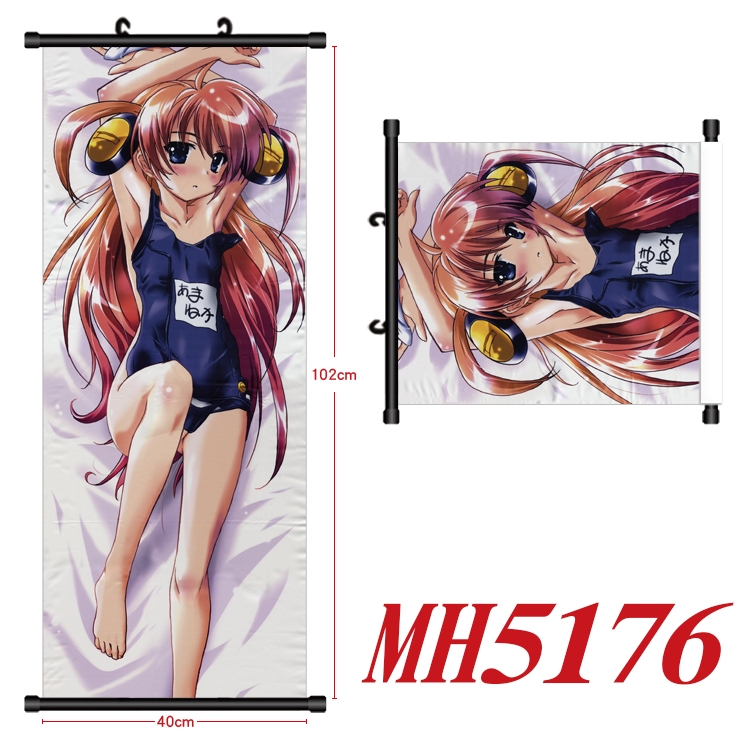 High School D×D  Anime black Plastic rod Cloth painting Wall Scroll 40X102CM  MH5176