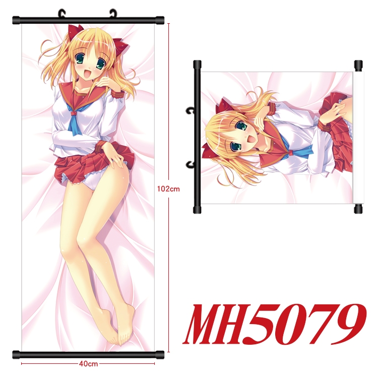 Scarlet Bullet Aria Anime black Plastic rod Cloth painting Wall Scroll 40X102CM