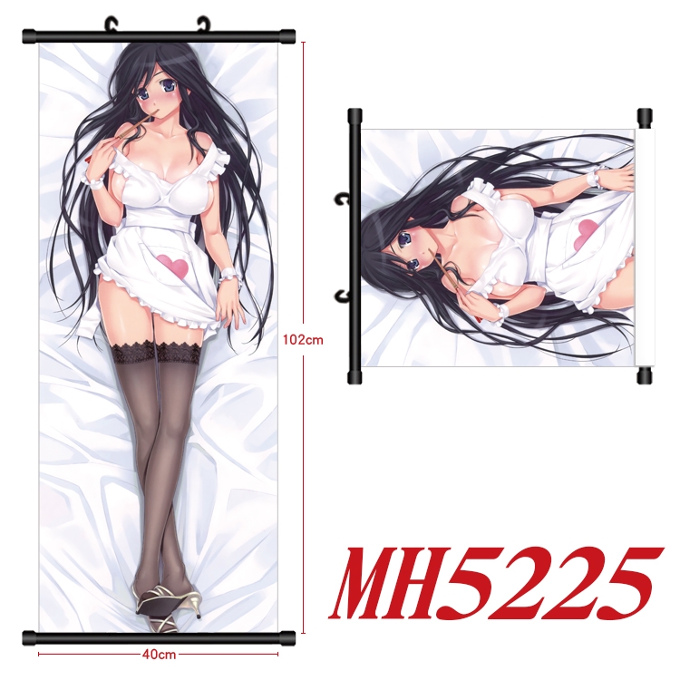 Monster Breeding Committee Anime black Plastic rod Cloth painting Wall Scroll 40X102CM  MH5225