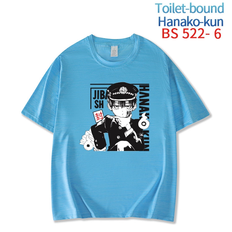 Toilet-Bound Hanako-kun New ice silk cotton loose and comfortable T-shirt from XS to 5XL  BS-522-6