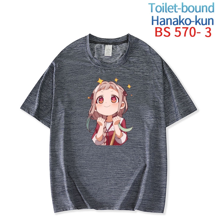 Toilet-Bound Hanako-kun New ice silk cotton loose and comfortable T-shirt from XS to 5XL  BS-570-3