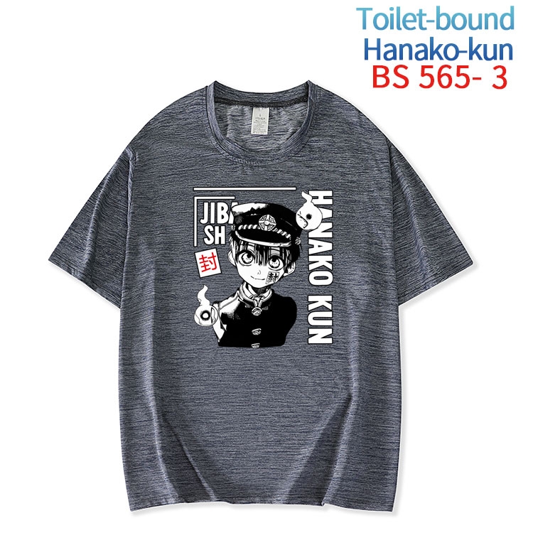 Toilet-Bound Hanako-kun New ice silk cotton loose and comfortable T-shirt from XS to 5XL  BS-565-3