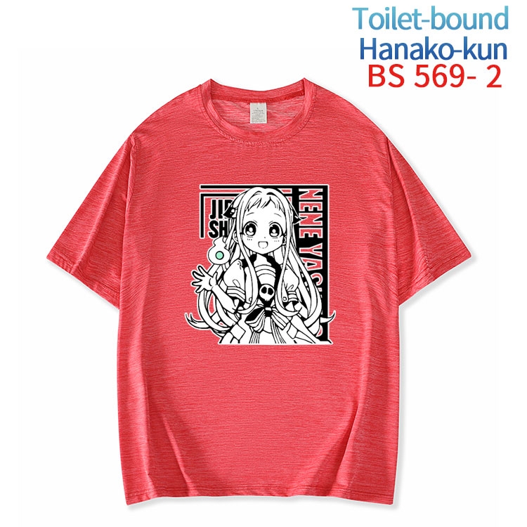 Toilet-Bound Hanako-kun New ice silk cotton loose and comfortable T-shirt from XS to 5XL  BS-569-2