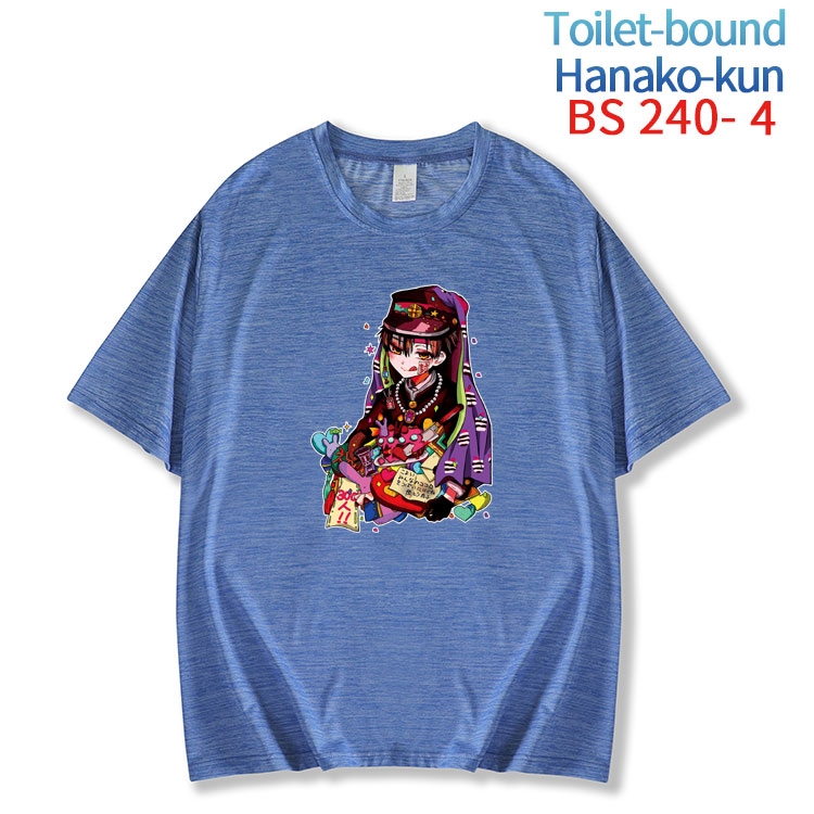 Toilet-Bound Hanako-kun New ice silk cotton loose and comfortable T-shirt from XS to 5XL  BS-240-4