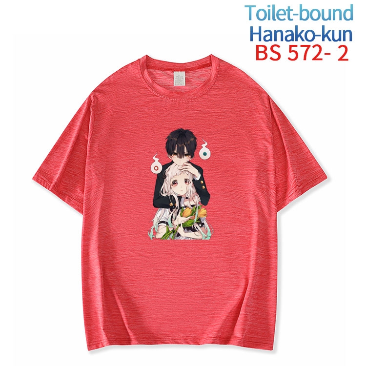 Toilet-Bound Hanako-kun New ice silk cotton loose and comfortable T-shirt from XS to 5XL  BS-572-2