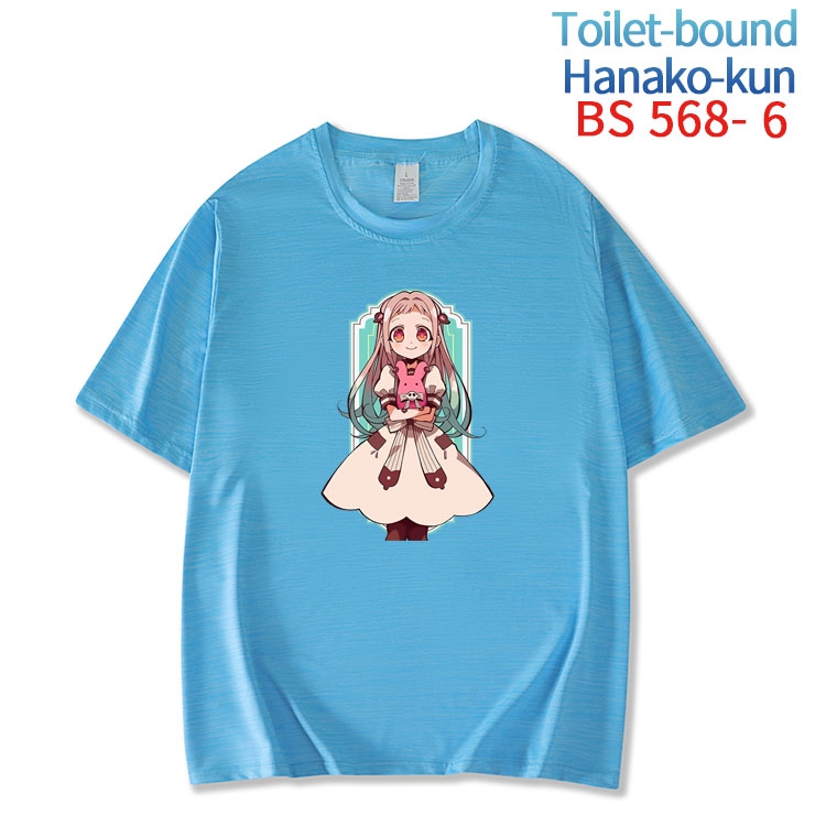 Toilet-Bound Hanako-kun New ice silk cotton loose and comfortable T-shirt from XS to 5XL  BS-568-6