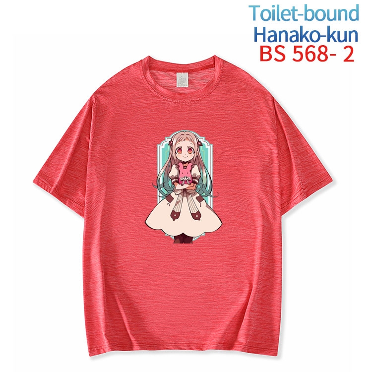 Toilet-Bound Hanako-kun New ice silk cotton loose and comfortable T-shirt from XS to 5XL  BS-568-2