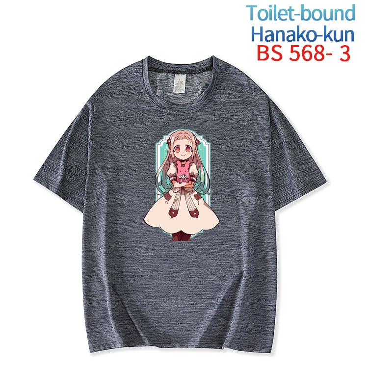 Toilet-Bound Hanako-kun New ice silk cotton loose and comfortable T-shirt from XS to 5XL BS-568-3