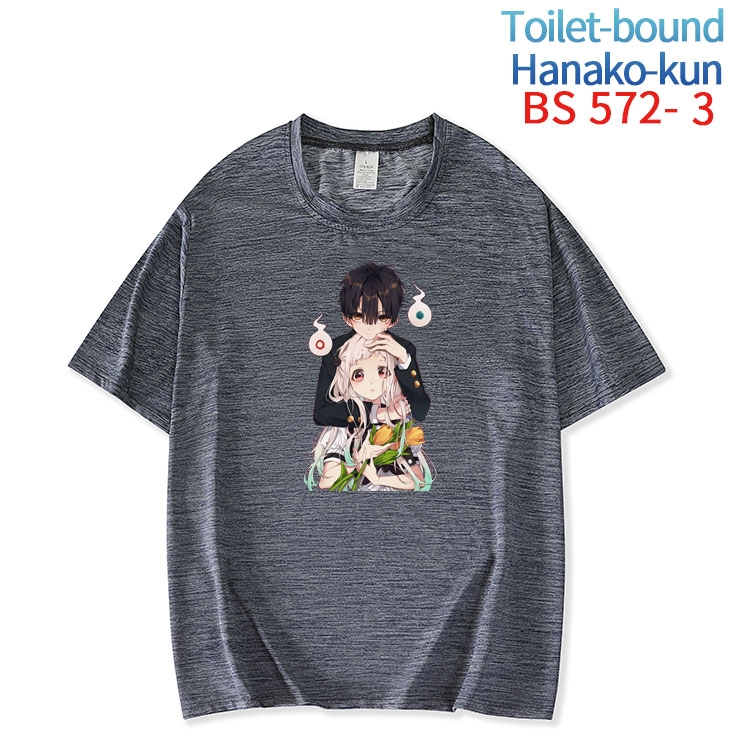 Toilet-Bound Hanako-kun New ice silk cotton loose and comfortable T-shirt from XS to 5XL  BS-572-3