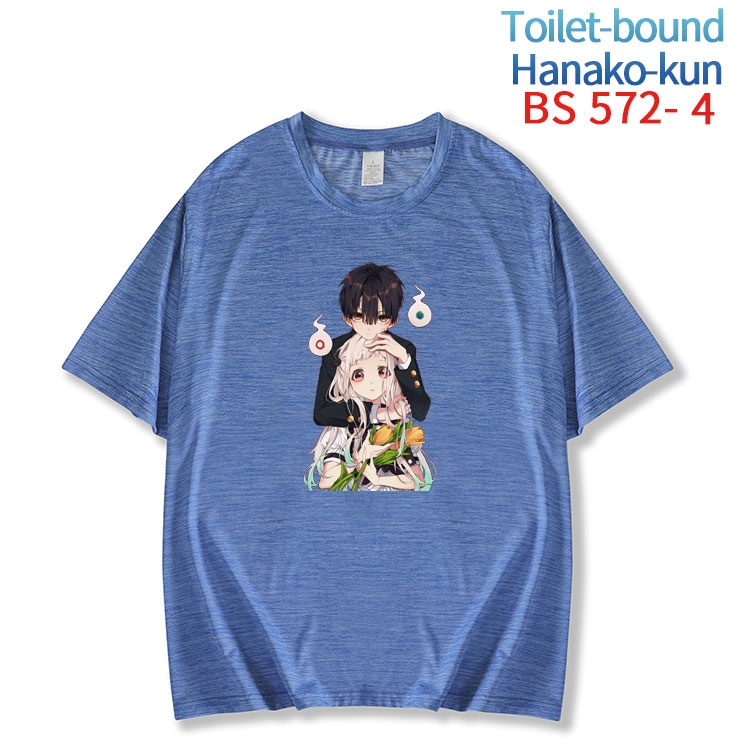 Toilet-Bound Hanako-kun New ice silk cotton loose and comfortable T-shirt from XS to 5XL  BS-572-4