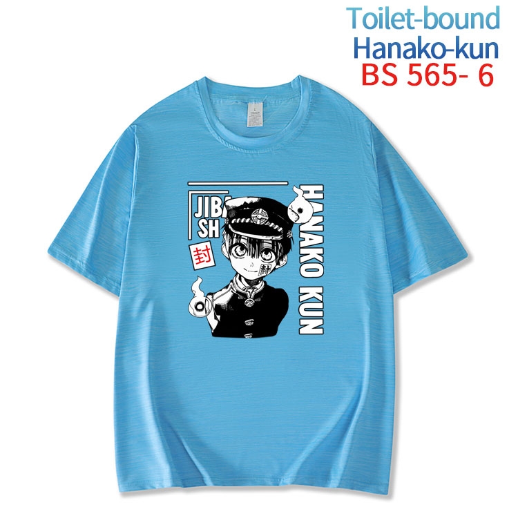 Toilet-Bound Hanako-kun New ice silk cotton loose and comfortable T-shirt from XS to 5XL  BS-565-6